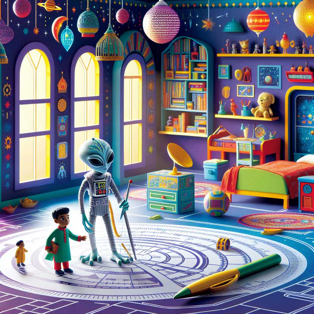 Illustration for Adam's Space Adventure - Page 2