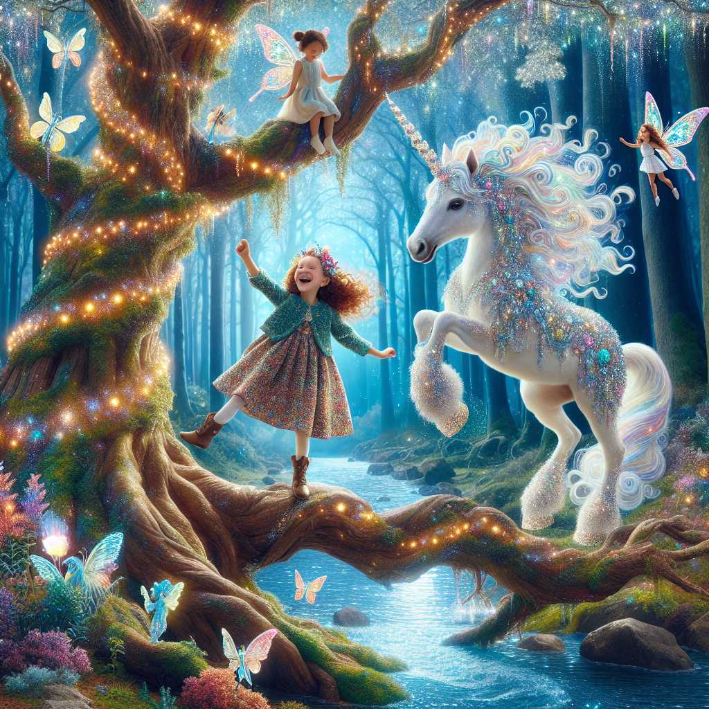 Illustration for Leia's Unicorn Adventure - Page 2