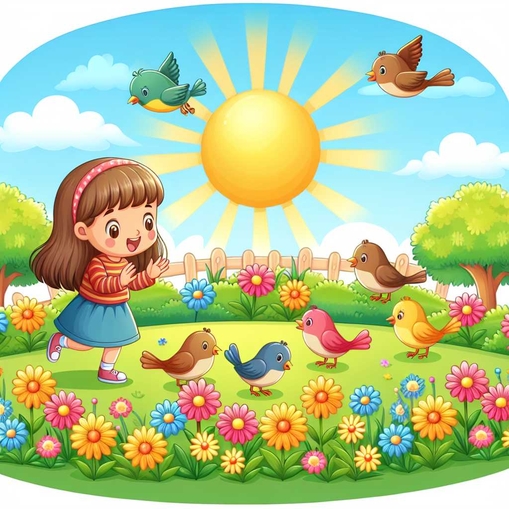 Illustration for Melody's Magical Park Adventure - Page 1