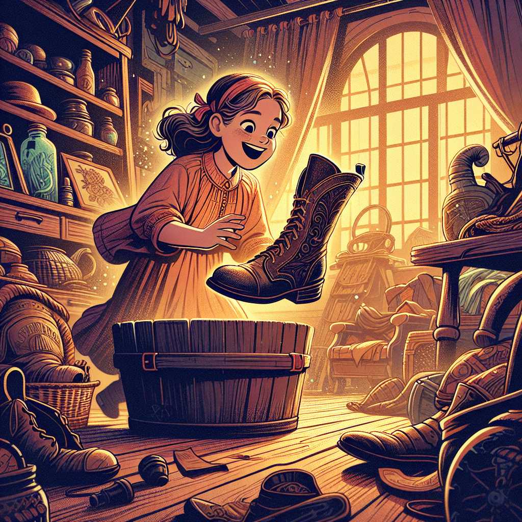 Illustration for Zara and the Magic Boots - Page 1