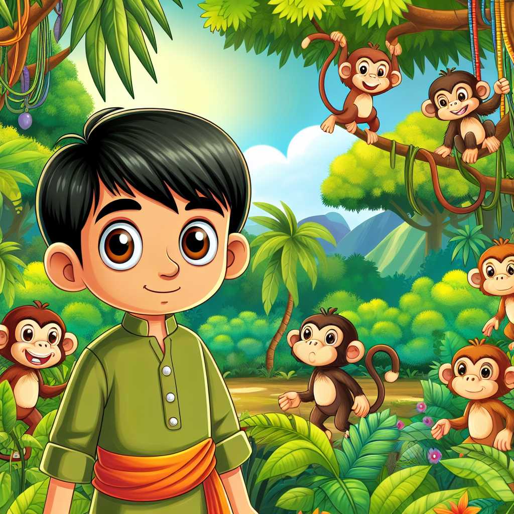 Illustration for Murad's Monkey Adventure - Page 1