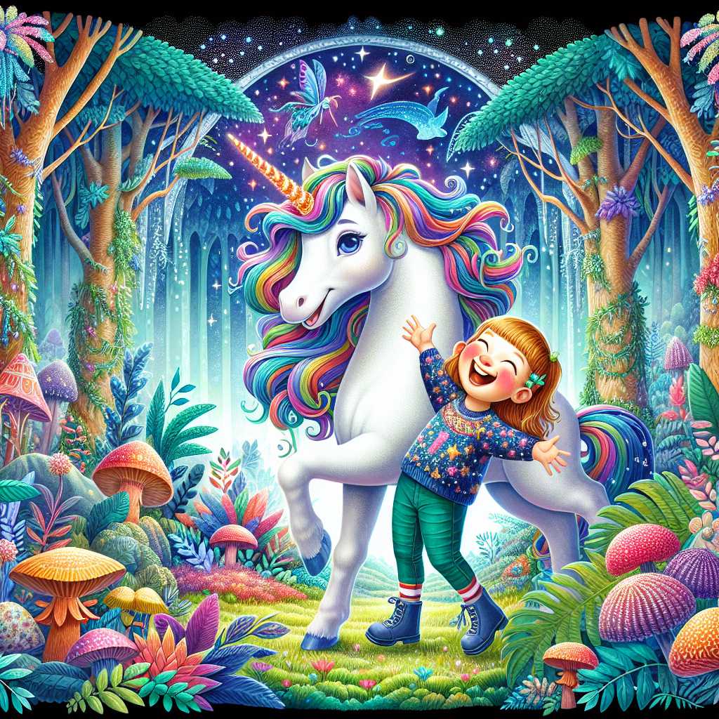 Illustration for Leia's Magical Unicorn - Page 1