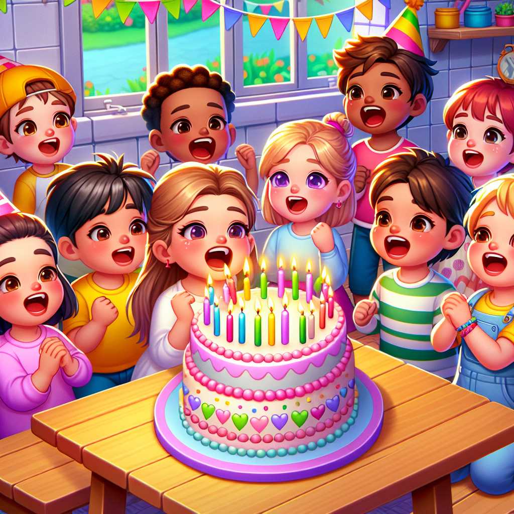 Illustration for Leia's Magical Birthday - Page 5