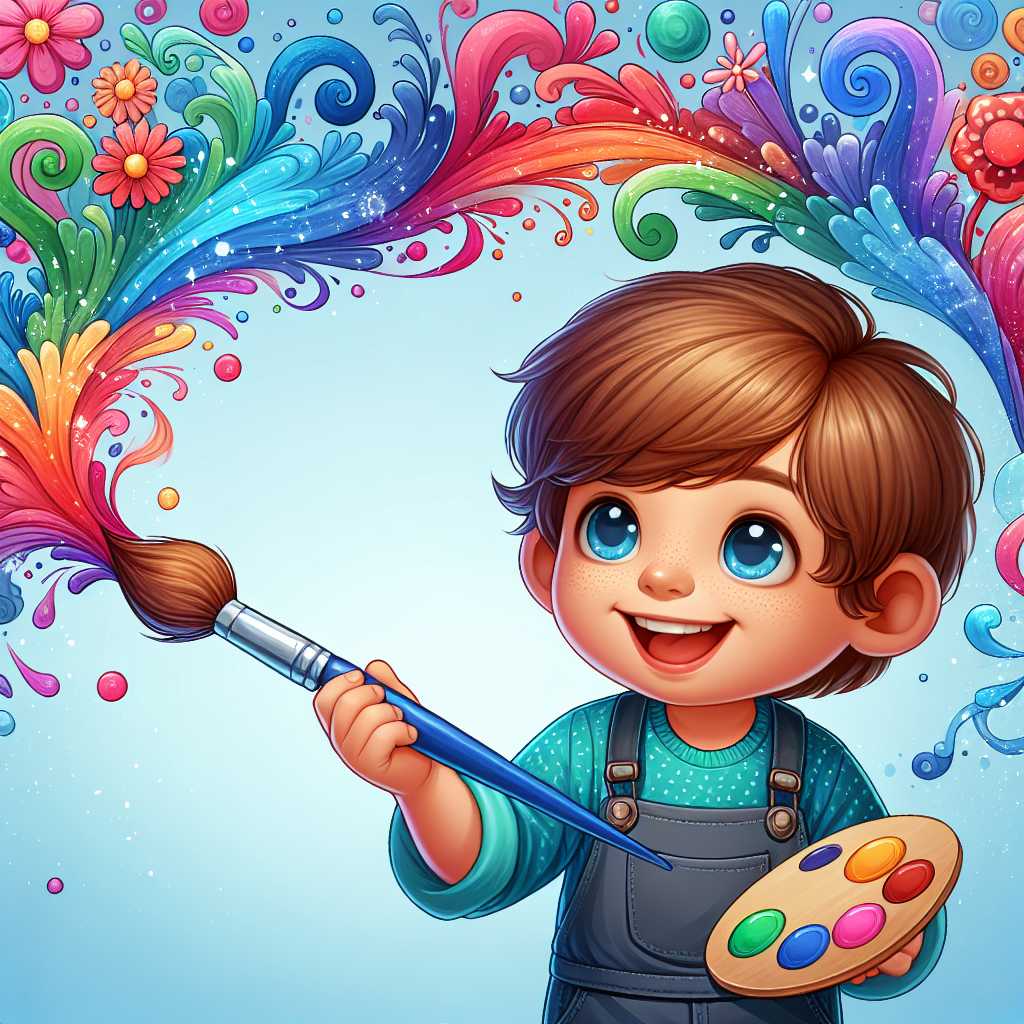 Illustration for Jamie and the Rainbow Pebbles - Page 4