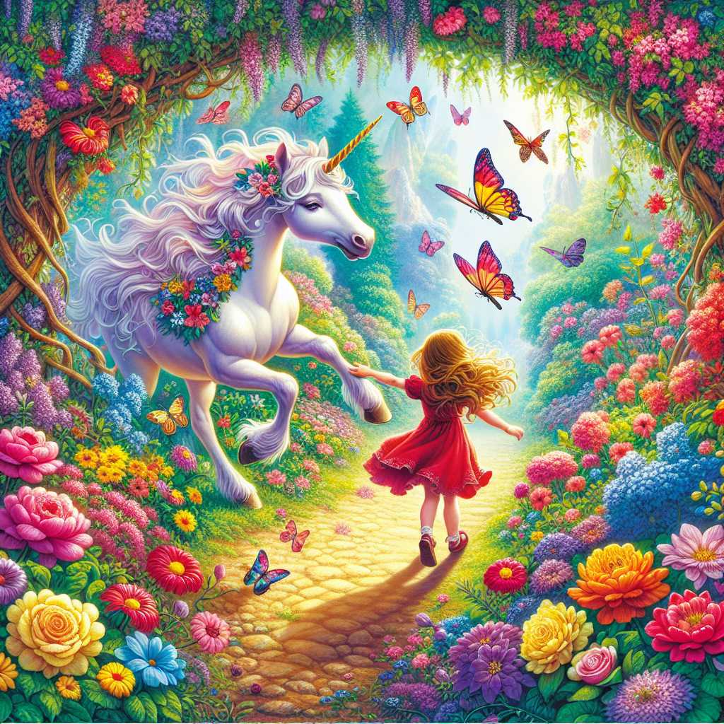 Illustration for Leia's Unicorn Adventure - Page 3