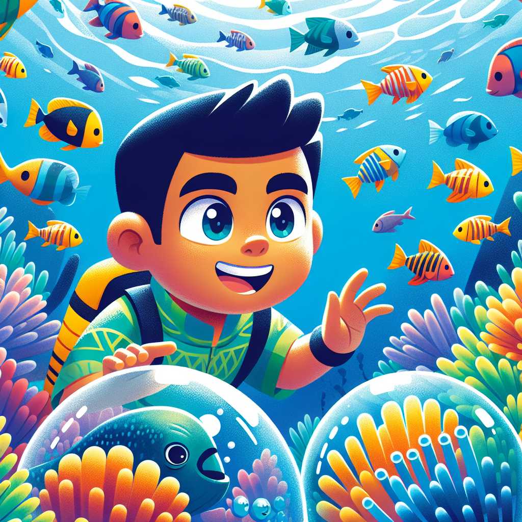 Illustration for Javid's Ocean Adventure - Page 3
