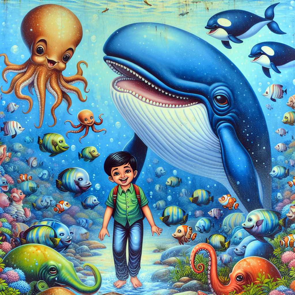 Illustration for Javid's Ocean Adventure - Page 7