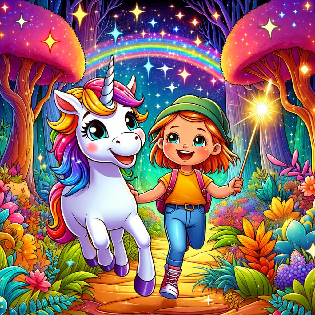 Illustration for Leia and Her Unicorn - Page 1