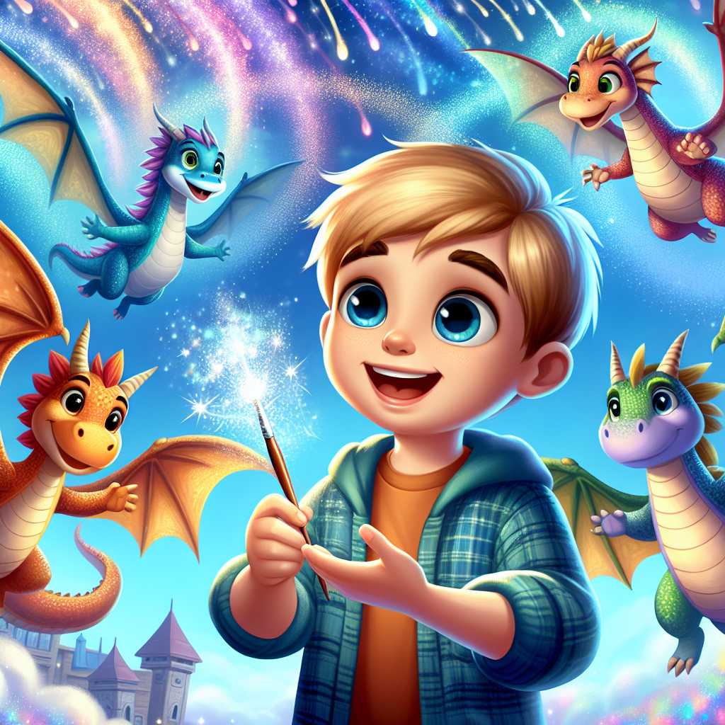 Illustration for Jamie and the Rainbow Pebbles - Page 3