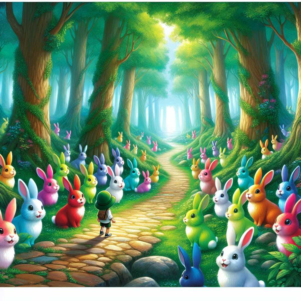 Illustration for Alice and the Magic Rabbits - Page 2