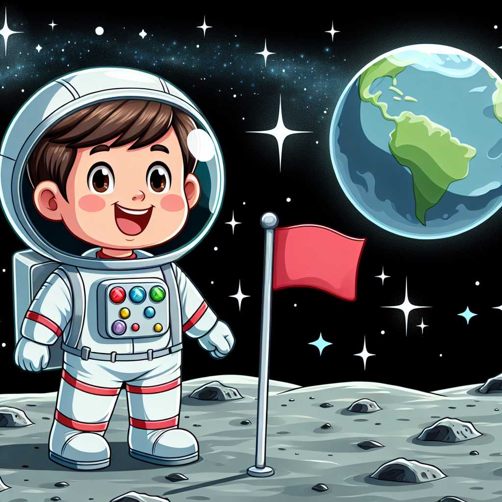 Illustration for Sophia's Space Adventure - Page 2