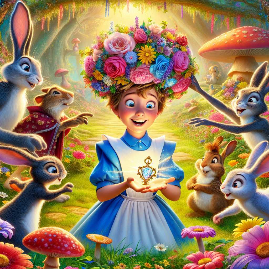 Illustration for Alice and the Magic Rabbits - Page 5