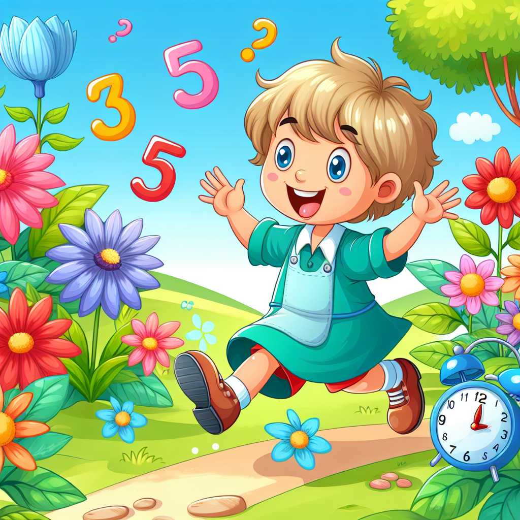 Illustration for Alice Counts to Ten - Page 1