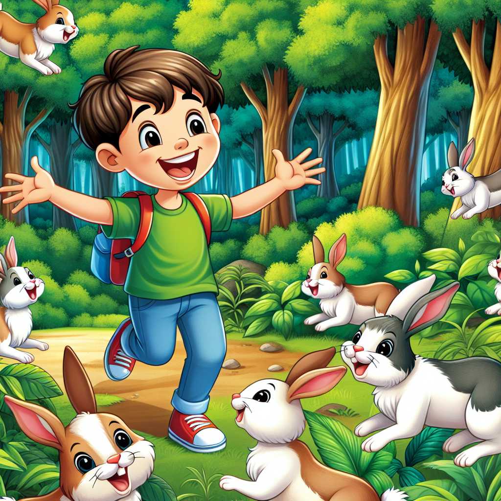 Illustration for Alice and the Magic Rabbits - Page 1