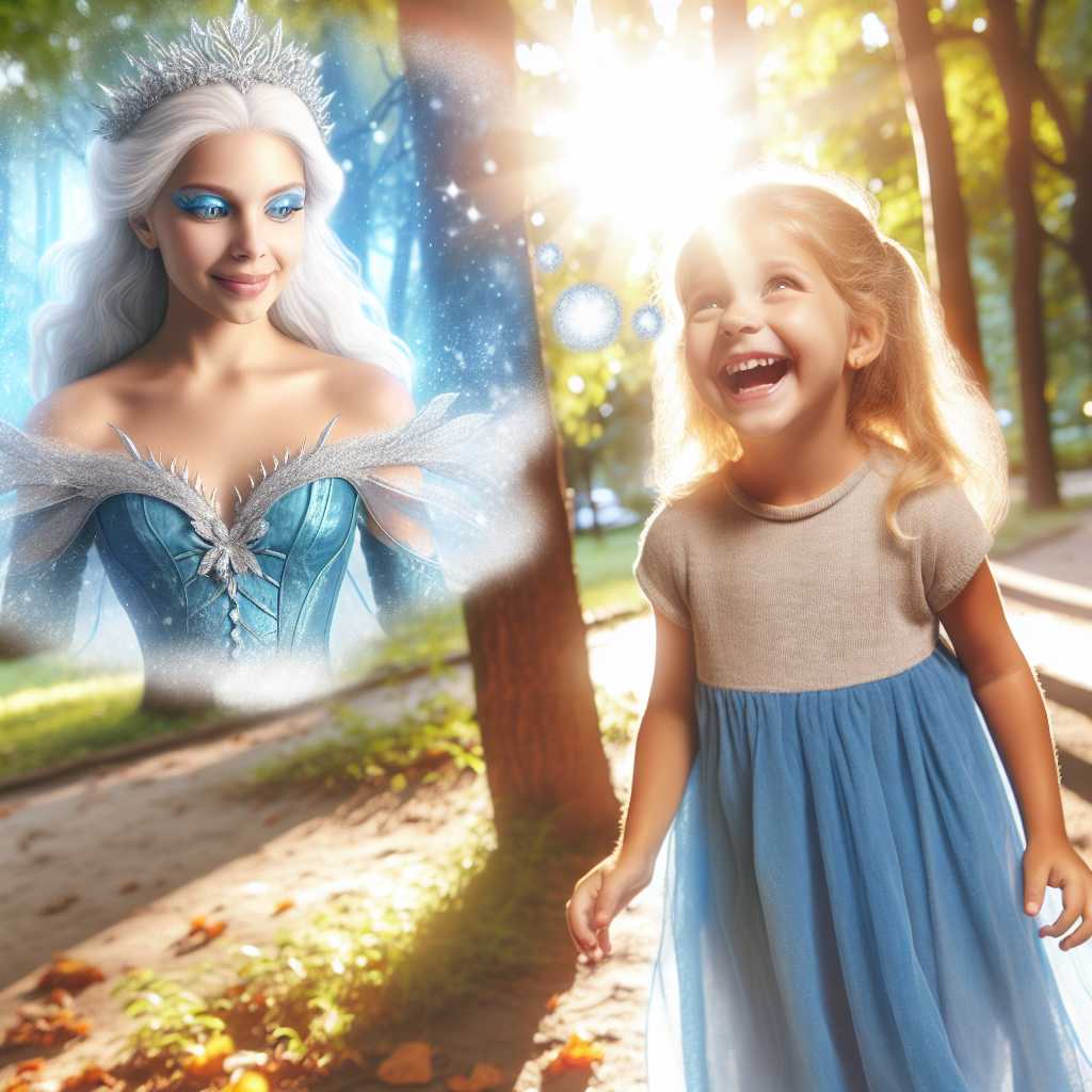 Illustration for Leia's Magical Park Adventure - Page 1