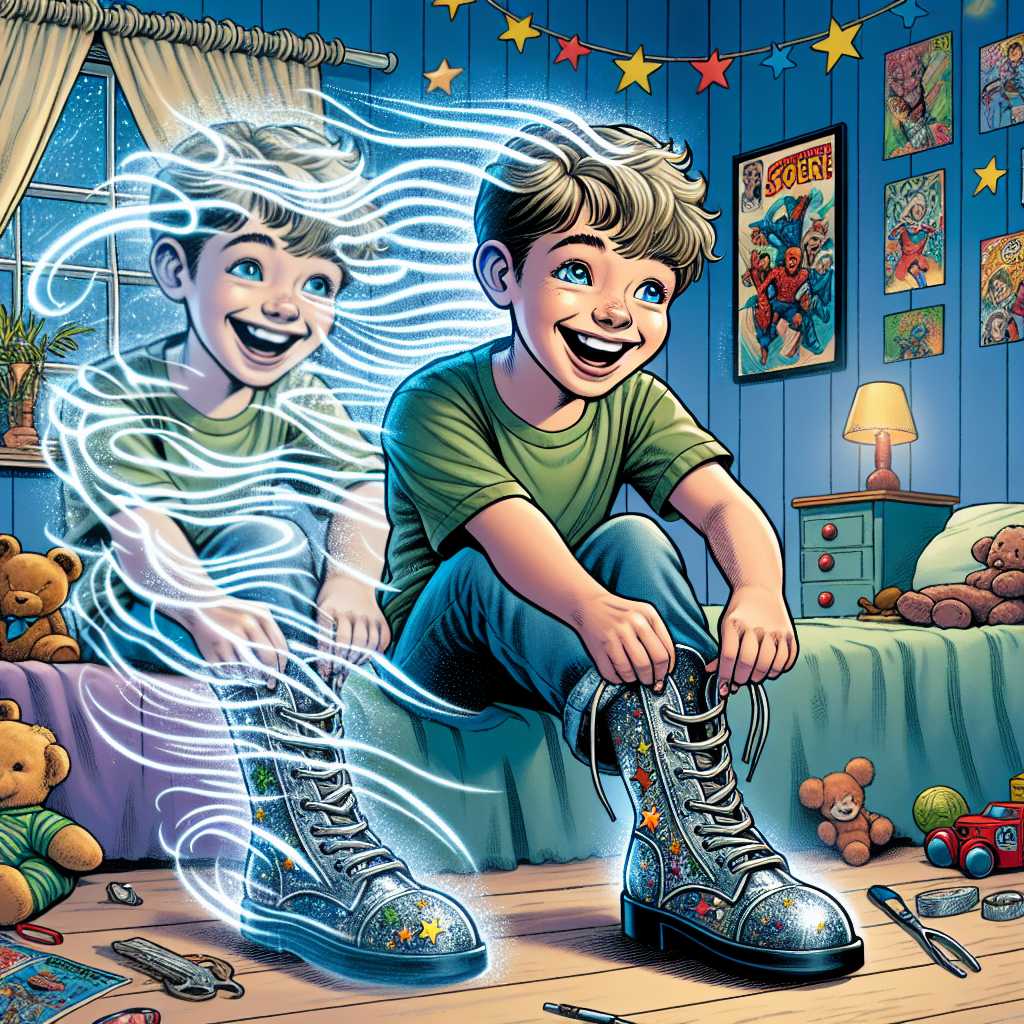 Illustration for Leo's Invisible Adventure - Page 1