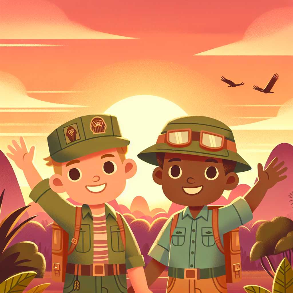 Illustration for Aynur and Ahu's Jungle Adventure - Page 6