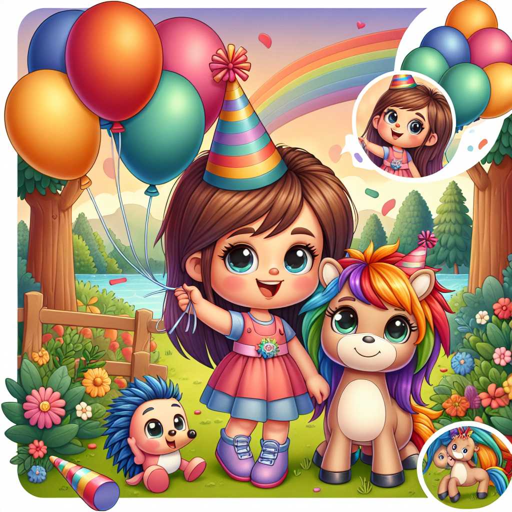 Illustration for Leia's Magical Birthday - Page 1