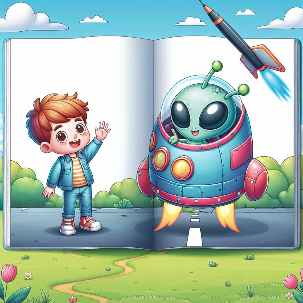 Illustration for Adam's Space Adventure - Page 6