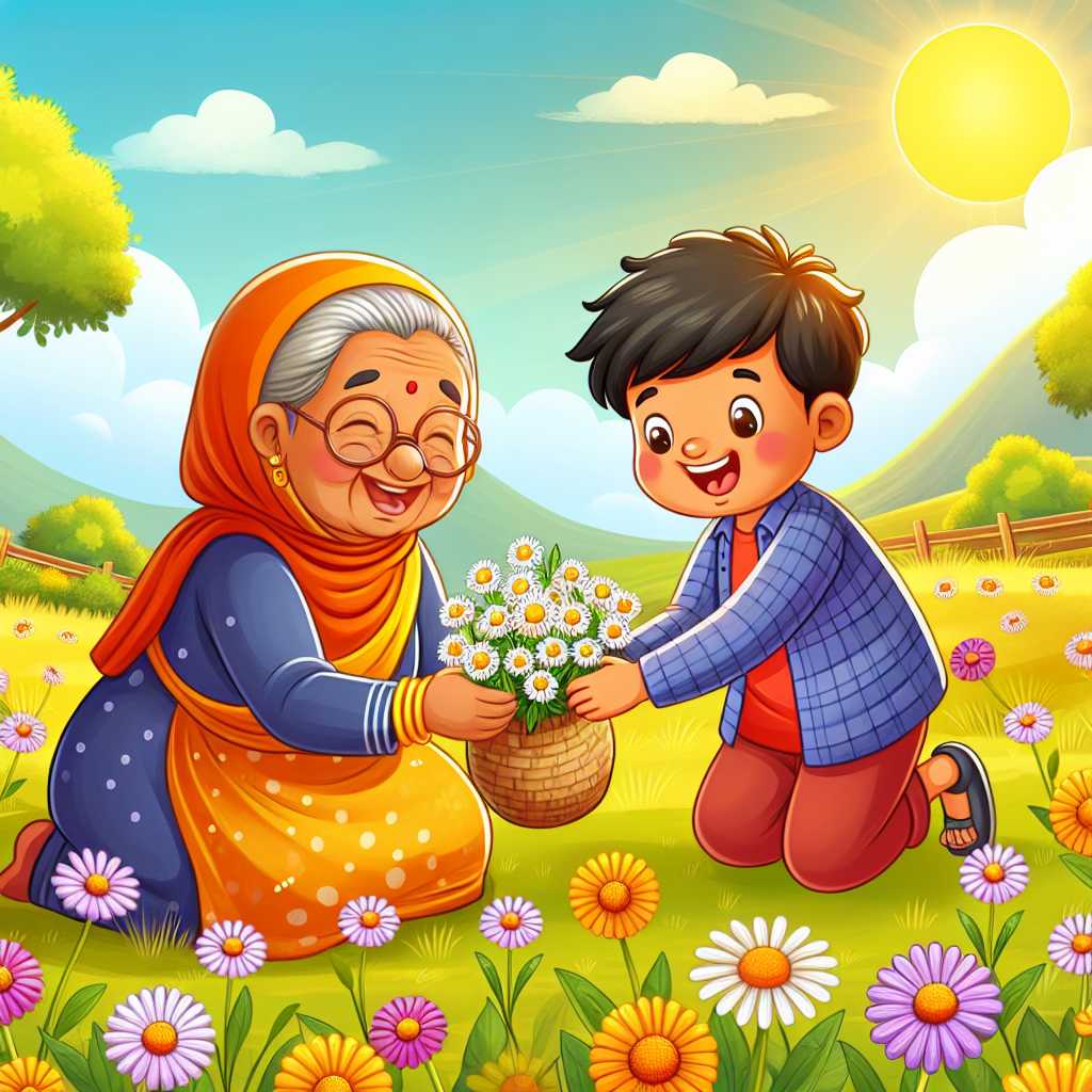 Illustration for Alina's Camomile Surprise - Page 1