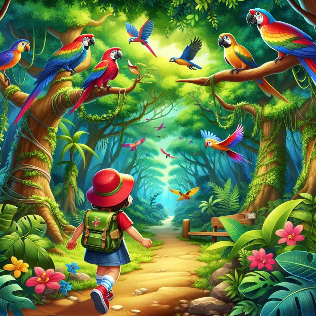 Illustration for Aliya's Jungle Quest - Page 2