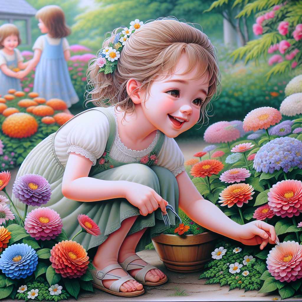 Illustration for Adriana's Garden Adventure - Page 3