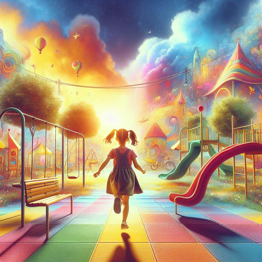 Illustration for Leia's Magical Park Adventure - Page 1